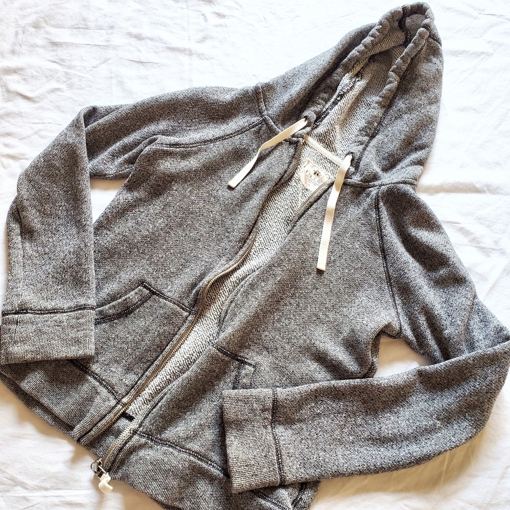 Nollie Gray Zip Up Hoodie Jacket
